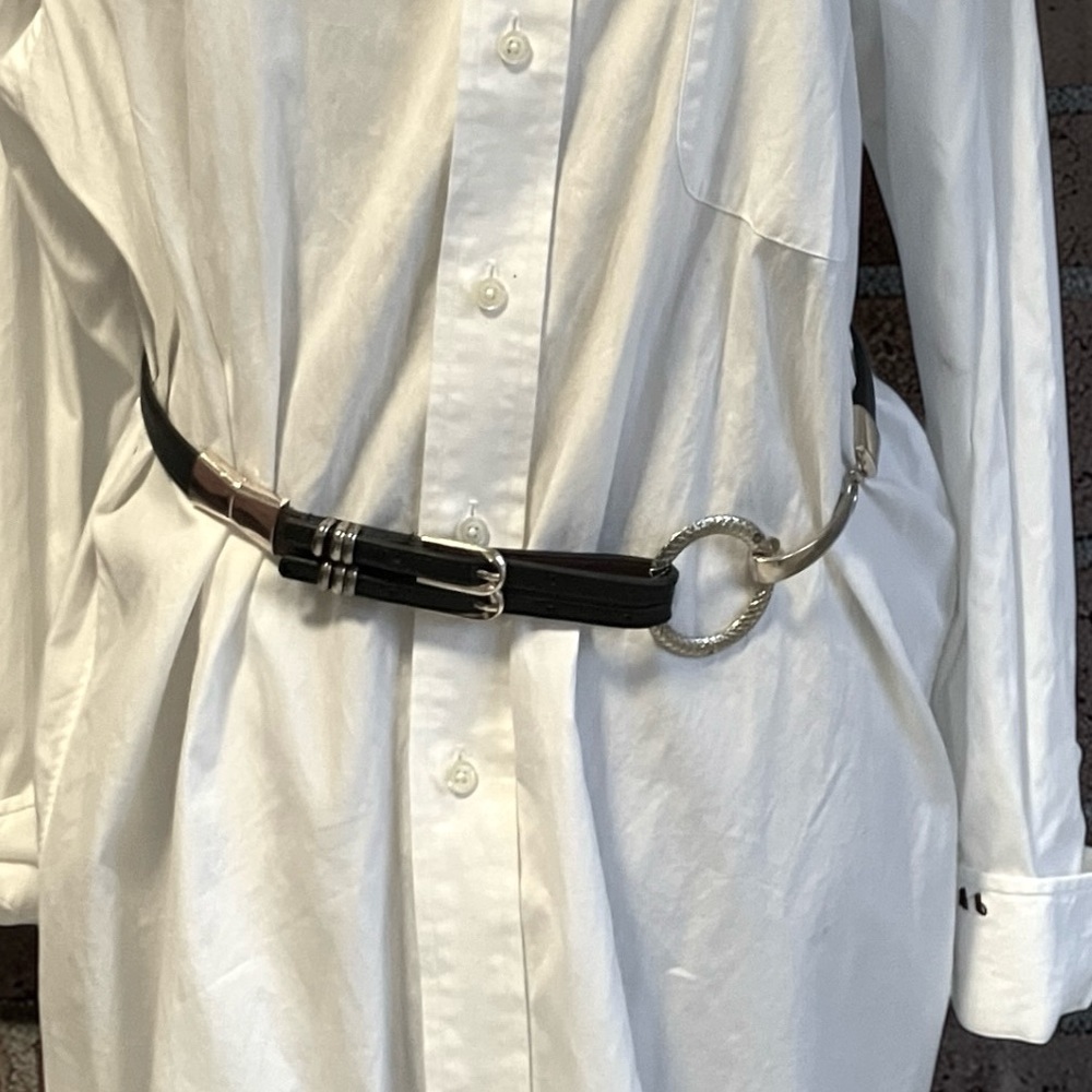 Cute Black Belt with Golden ring & hook